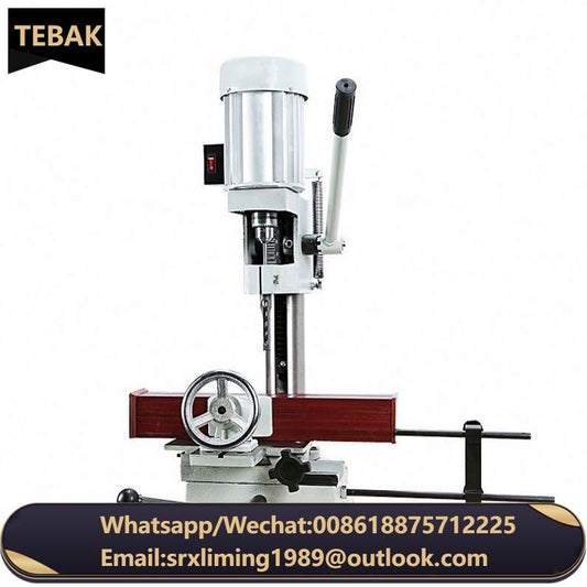 TEBAK MK361A 750W/1200W Mortiser Mortising Machine Woodworking Tenoning Machine Punching Square Drilling Hole Machine