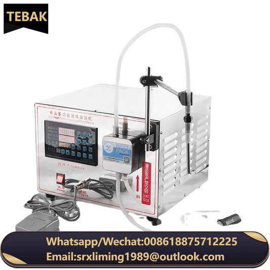 TEBAK XK-780 SemiAutomatic Electrical Commercial Bottle Digital Control Pump Laundry Deterge Oil Beverage Liquid Filling Machine