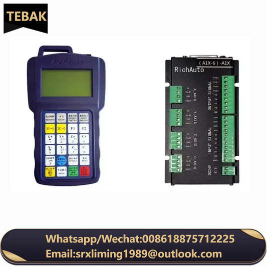 TEBAK RichAuto DSP CNC USB Offline Controller B11S B11E 3-Axis Handheld Motion Control System for Engraving and Milling Cutting