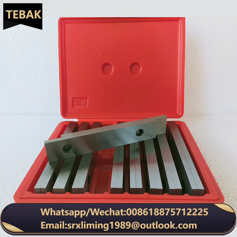TEBAK Machine Tools 1/2 Inch Thickness Steel Parallel Sets Rectangular Metal Parallel Block