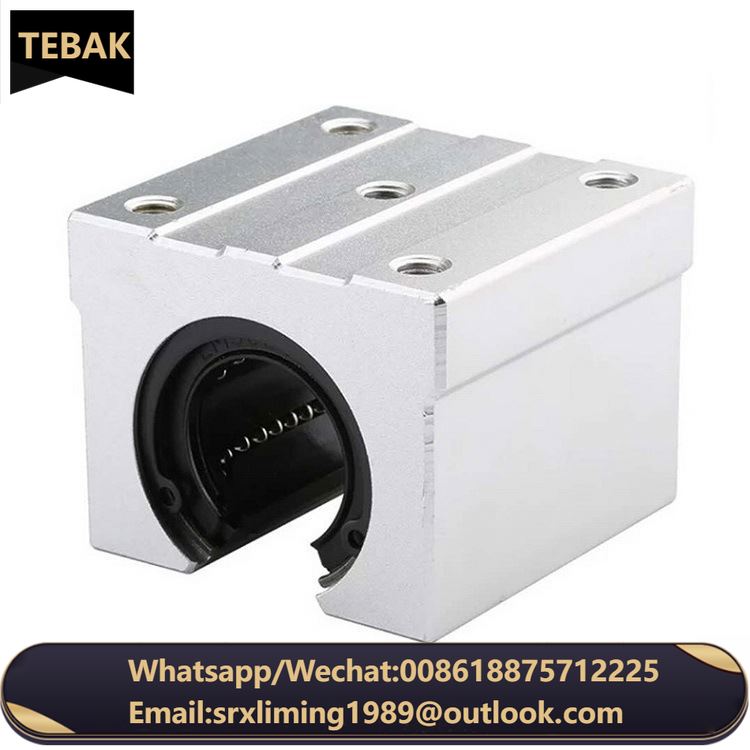TEBAK D-17 SBR12UU SBR16UU SBR20UU Plastic Linear Bearing Housings Open Block Linear Bearing Slide  Ball Bearing Pillow Block