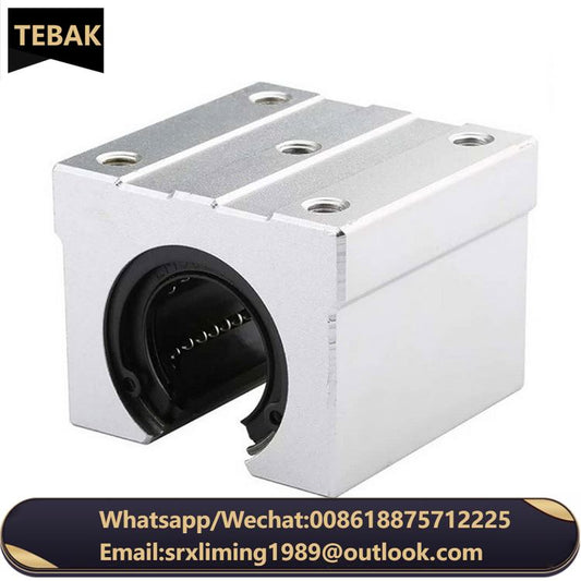 TEBAK D-17 SBR12UU SBR16UU SBR20UU Plastic Linear Bearing Housings Open Block Linear Bearing Slide  Ball Bearing Pillow Block