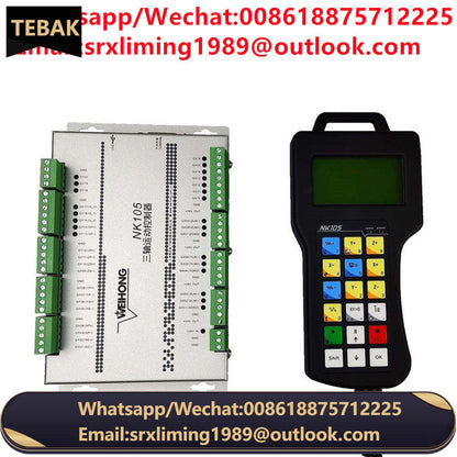 TEBAK CNC Router NK105 G2 NK105 G3 Handle Engraving Machine Motion Control System 3-axis CNC Controller