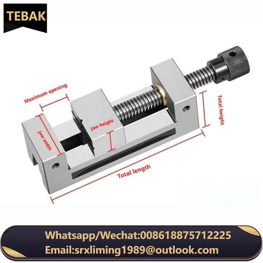 Precision Tool Maker Steel QGG 73 3 Inch 3" CNC Vise Flat Angle Mirror Grinder Vise V Type Pliers Workpiece Clamping Clamp