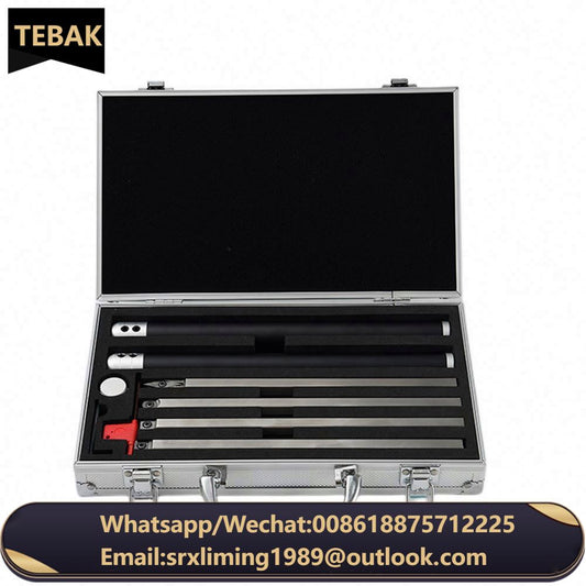 TEBAK Handle Wood Turning Tool Set Carbide Tipped Lathe Finisher/Rougher/Detailer/Hollower Tools Turning Set