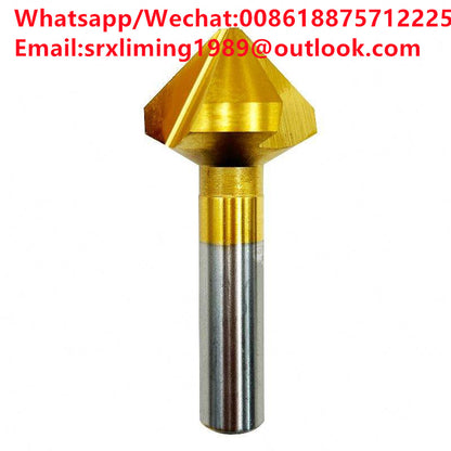 TEBAK Factory High Quality 90 Degree HSS TIN Coated 6.3mm Chamfer Cutter