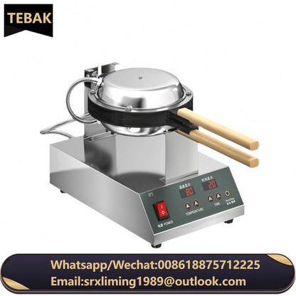 TEBAK Egg Bubble Electric Nonstick Waffle Making Machine Commercial Bubble Waffle Egg Machine Egg Waffle Maker