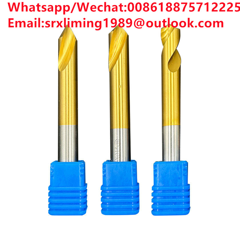 TEBAK China Titanium Coated Centering Drill *60 Degree Drill Bits for Machine Tools Hss Auger Cobalt Drill Lathe Machine Tool