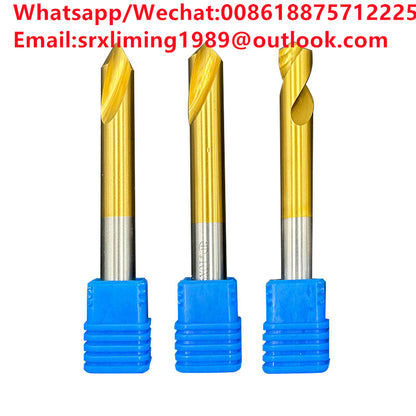 TEBAK China Titanium Coated Centering Drill *60 Degree Drill Bits for Machine Tools Hss Auger Cobalt Drill Lathe Machine Tool