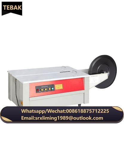TEBAK High Tablle Low Table Semi Auto Poly Strapping Machine With Ce