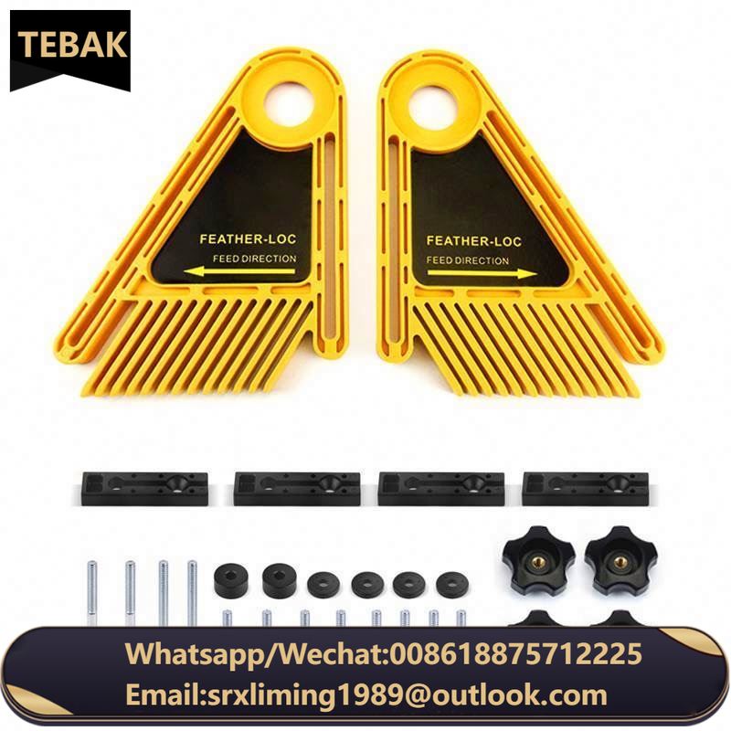 Tebak Multi-purpose Feather Board Set Woodworking Engraving Machine Double Featherboards Miter Gauge Slot Woodwork DIY Tools