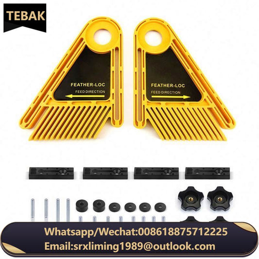 Tebak Multi-purpose Feather Board Set Woodworking Engraving Machine Double Featherboards Miter Gauge Slot Woodwork DIY Tools