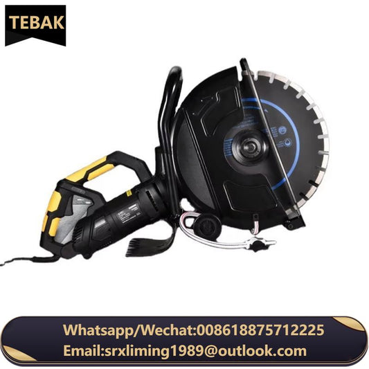 TEBAK Electric 220v Machine Road Cutter Concrete Cutter Building Wall Cutting Cement Pipe Cut off Machine