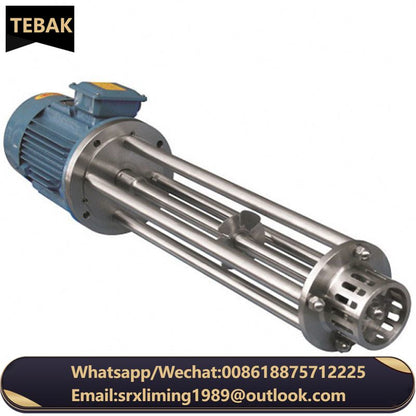 TEBAK High End Easy to Use Stainless Steel Mixing Equipment High Shear Vacuum Emulsifier Machine Lab Emulsifier Homogenizer