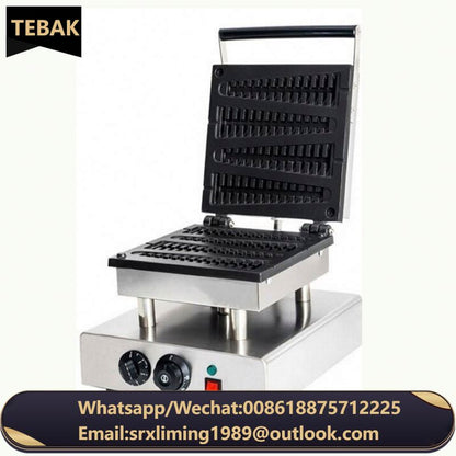 Street Snacks Hot Sale Dessert Shop Pine Tree Shaped Waffles Muffin Making Machine Commercial Waffle Machine