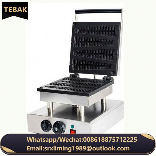Street Snacks Hot Sale Dessert Shop Pine Tree Shaped Waffles Muffin Making Machine Commercial Waffle Machine