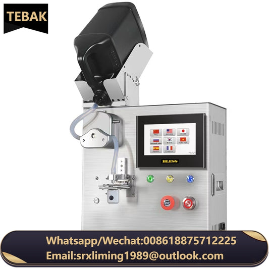 TEBAK 30 ml 50 ml Automatic Double Head Easy Operate Precision Touch Screen Lip Gloss Nail Gel Polish Uv Gel Filling Machine