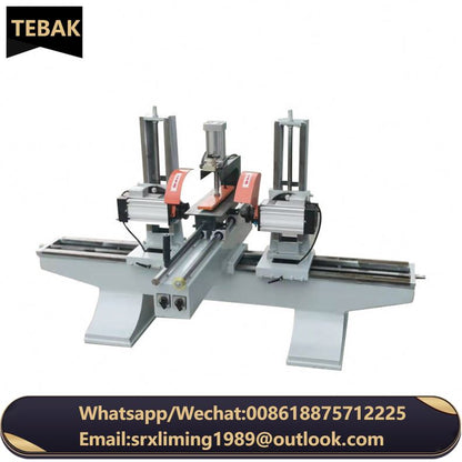 A TK WK-8 Automatic Woodworking Double End Cutting Milling and Saw Machine Wood Trimmer Vertical Horizontal Spindle Moulder Shaper