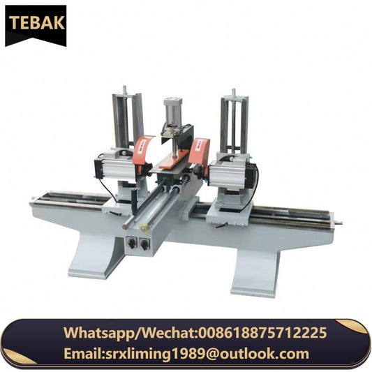 A TK WK-8 Automatic Woodworking Double End Cutting Milling and Saw Machine Wood Trimmer Vertical Horizontal Spindle Moulder Shaper