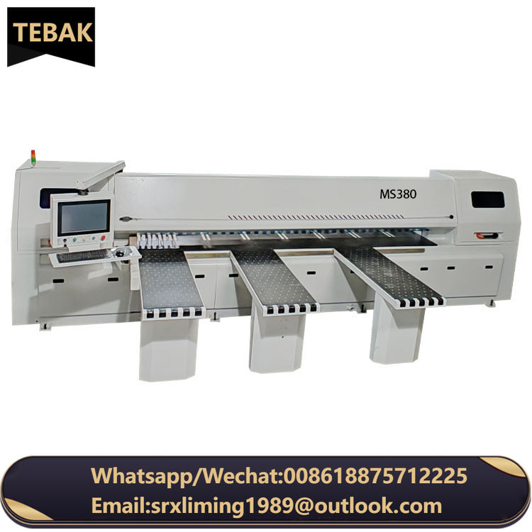 A TEBAK Woodworking Machinery Wood Plywood Cutting  Furniture Making Automatic Computer Panel Saw CNC Beam Saw Price