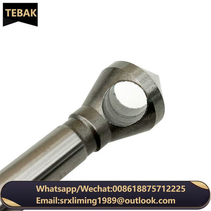 TEBAK HSS 4241 Round Shank Deburring 2-20mm Incline Hole Chamfering Drill Internal Chip Removal Spot Facer Set