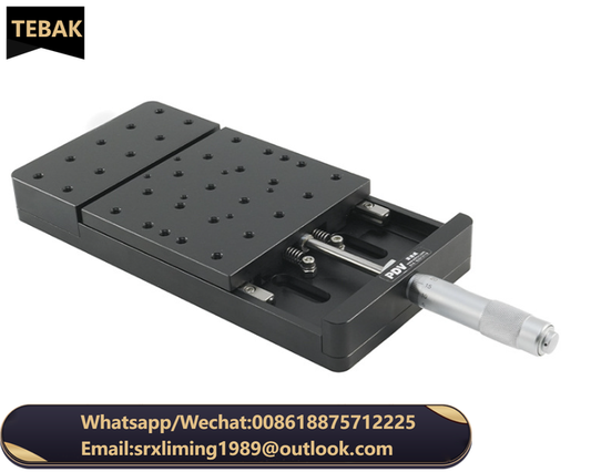 ANDUUK PT-SD105 Manual Translation Stage Stretching Platform X-axis Fine Adjustment Slide Stage One-Dimensional Displacement