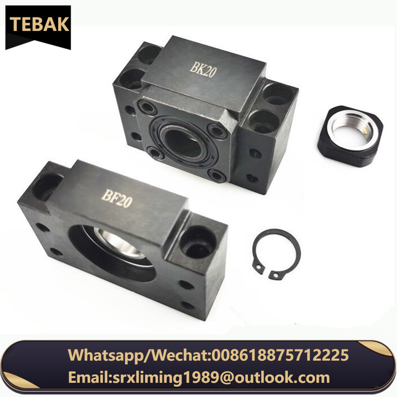 TEBAK D-02 FK10 FK12 FK15 FK20 FK25 FK30 BK15 BF15 25 35 FF0 Fixed Ends Support Unit Stocked Support Unit BF Ball Screw Kits