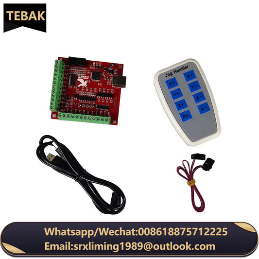 CNC Red Breakout Board USB MACH3 100Khz 4 Axis Interface Driver Motion Controller Driver Board