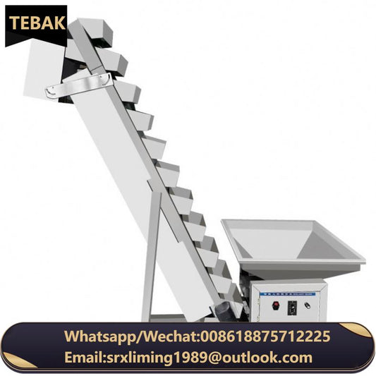 KLE-15 TEBAK Plastic Buckets for Feeder Bucket Elevators Inclined Bucket Belt Elevator Conveyor Automatic Belt Conveyor Incline