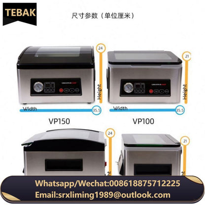 Automatic Single Chamber Cheap Price Plastic Bag Meat Bean Fresh Food Chicken Sealer Electric Household Vacuum Packaging Machine