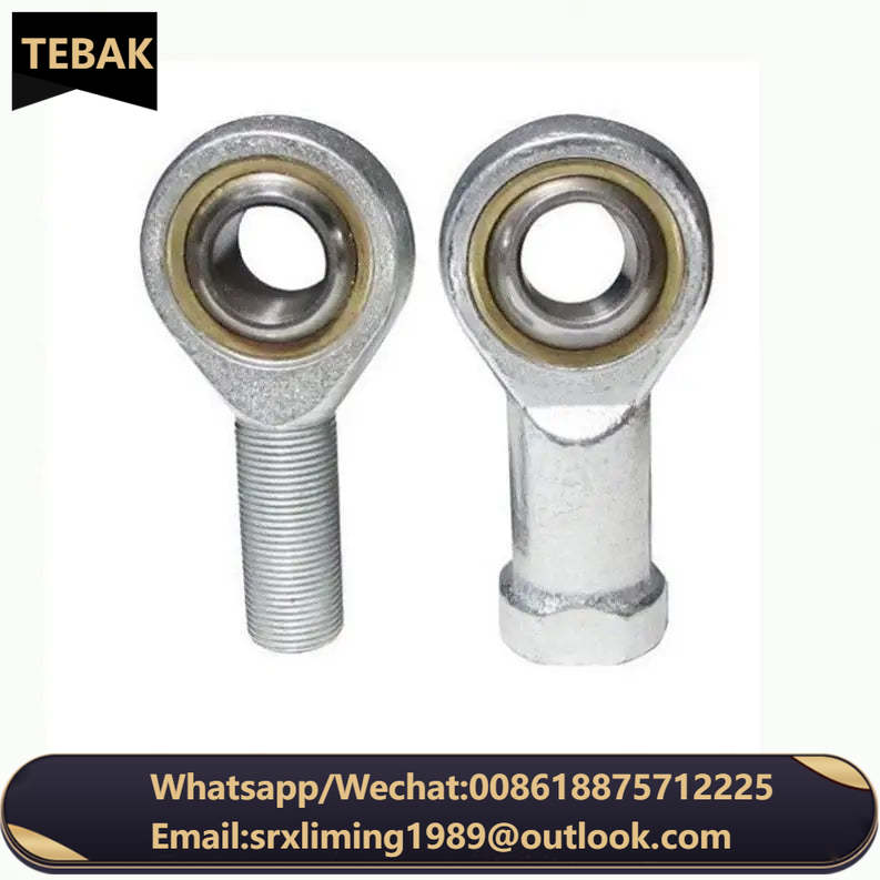 TEBAK D-28 High Precision Bone Shape Bearings SI SA Series Right Hand Female Thread Rod Ball Joint Rod End Joint Bearing