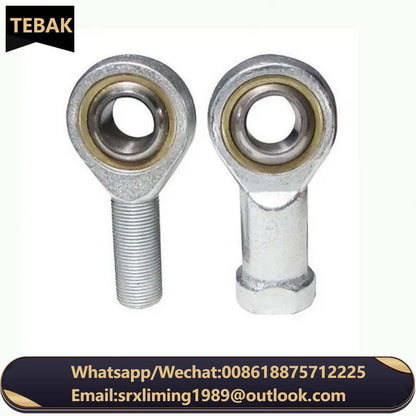 TEBAK D-28 High Precision Bone Shape Bearings SI SA Series Right Hand Female Thread Rod Ball Joint Rod End Joint Bearing