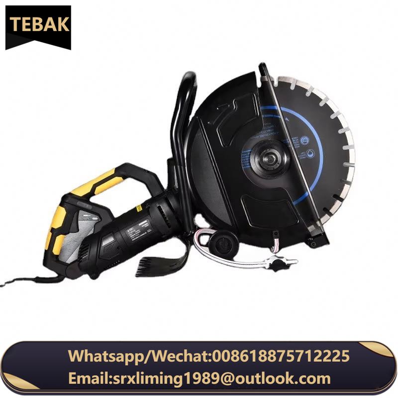 TEBAK Cutting Concrete Wall Saw Machine 3200W 400mm Handheld Electric Power Diamond Circular Saw