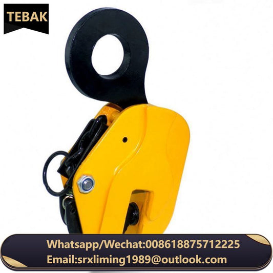 Factory Wholesale Lifting Vertical Clamps Vertical Hanging Steel Plate Clamp 1t2 Ton 3T5 Tons Steel Plate Hook