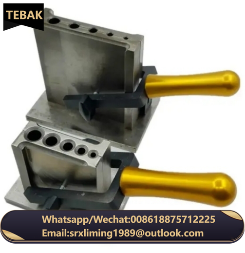 TEBAK Jewelry Tools Jewelry Melting Mould Gold Silver Copper Casting Steel Trough Jewelry Casting Ingot Mold Dual Use Ingot Mold