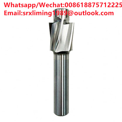 TEBAK Multi Specification High-speed Steel Flat Bottomed Countersunk Drill, Countersunk Drill, Countersunk End Milling Cutter