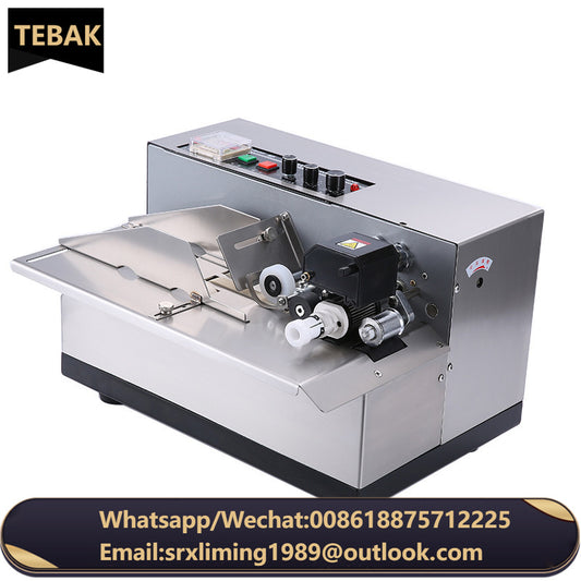 TEBAK Automatic Dry Ink Coding Machine MY-380 Solid Ink Printer Batch Coder Expiry Date Printing Machine for Plastic Bag
