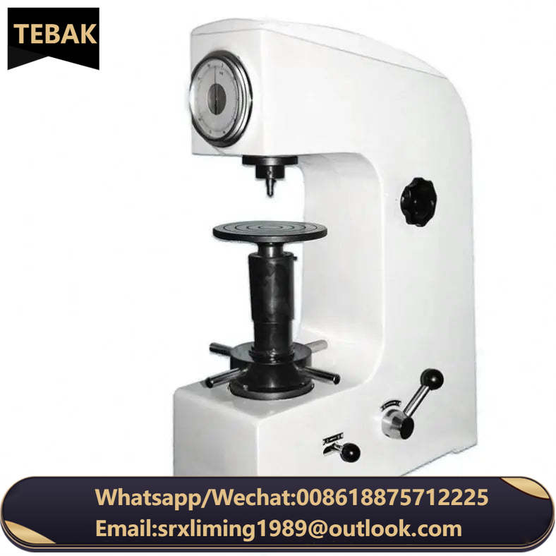 Manual Alloy Metal Rockwell Hardness Tester Durometer Rockwell Hardness Testing Machine Measuring Instrument