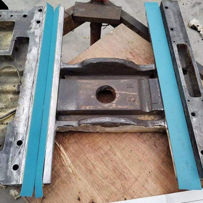 TEBAK Blue color Turcite b Imported material width 50mm100mm 200mm 300mm thickniess 0.8mm 1.0mm 1.2mm 1.5mm 2.0mm 2.5mm 3.0mm 1/8 1/16 1/24 1/32 inch blue color turcite slydway PTFE turcite b