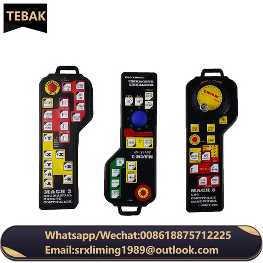 CNC MACH3 electronic handwheel manual controller USBMODBUS MPG CNC engraving machine motion card interface board pulse generator