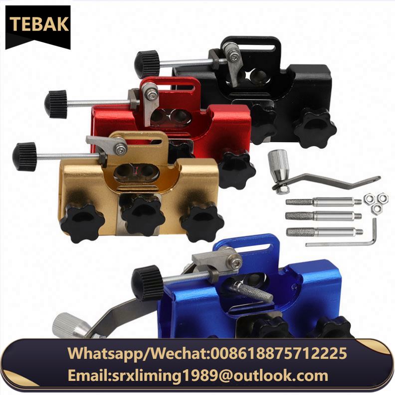 TEBAK Chain Saw Sharpeners Portable Chainsaw Chain Sharpening Woodworking Grinding Stones Electric Chainsaw Grinder Tool