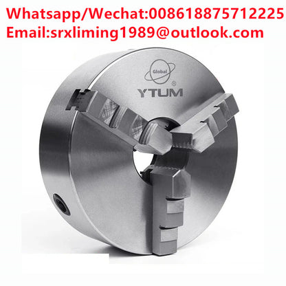 K11-165 165MM 3 Three Jaw Self-Centering Chuck  Lathe Chuck Manual Scroll Chuck Manual Type Accessories