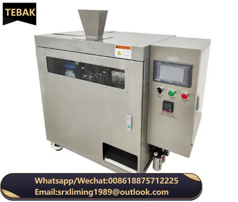 TEBAK Touch Screen Supplier 20-999g Back Seal Organ Bag Self-adhesive Granule Sugar Honey Rice Granule Weighing Packing Machine