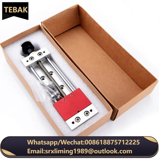 ANDUUK Cnc Vise Carving Vise Flat-nose Pliers Drilling Machine Opening Parallel DIY Sculpture Craft Metal Adjustment Manual Tool