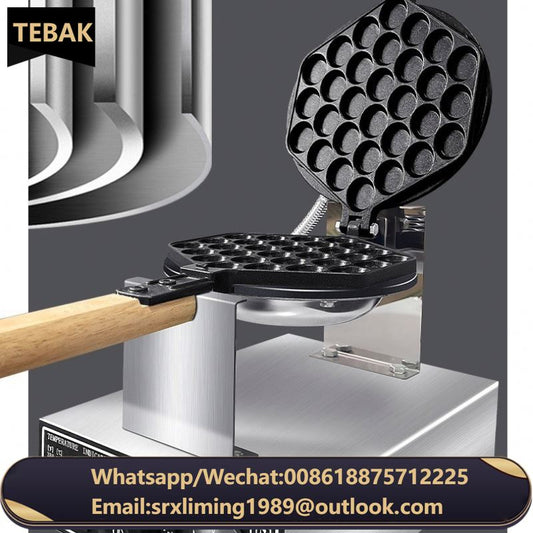 Hot Sale Plaid Cake Machine Electric Egg Waffle Baker Electric Automatic Waffle Pancake Maker for Food Shop