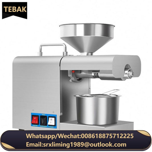 TEBAK Professional Home Vegetable Seeds Sacha Inchi Oil Extraction Professional Household Oil Press Machine
