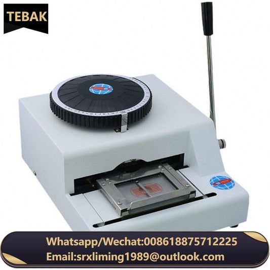 2024 Plastic Card Making Machine PVC Card Embosser /Card Making Embosser Code Embossing Machine