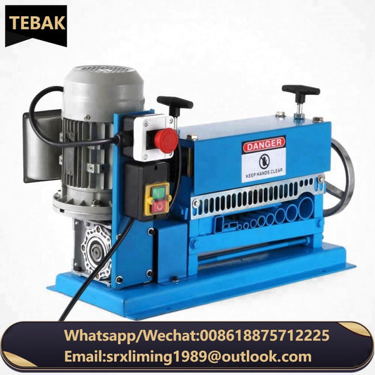 220V Portable Powered Electric Wire Stripping Machine Scrap Cable Stripper