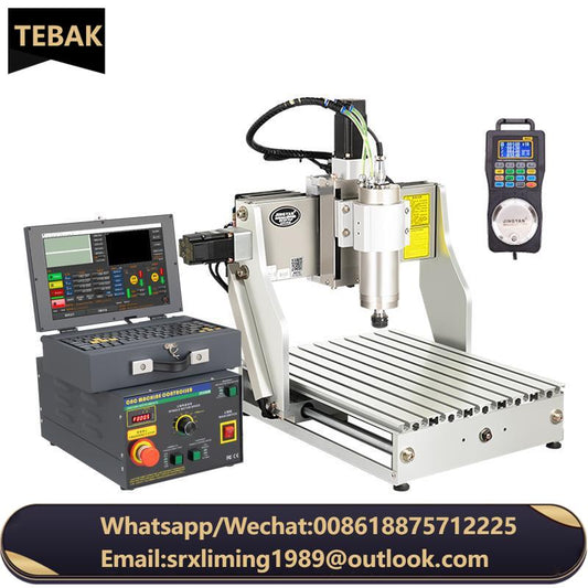 TEBAK  JY-03 CNC Router Industrial 3/4axis 4030 Metal Aluminum Wood Milling 1.5KW  Engraving Machine Equipment