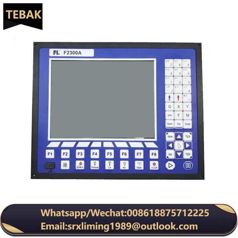 TEBAK New High Quality CNC Control System 2 Axis Controller F2300A for Flame and Plasma Cutting Machines
